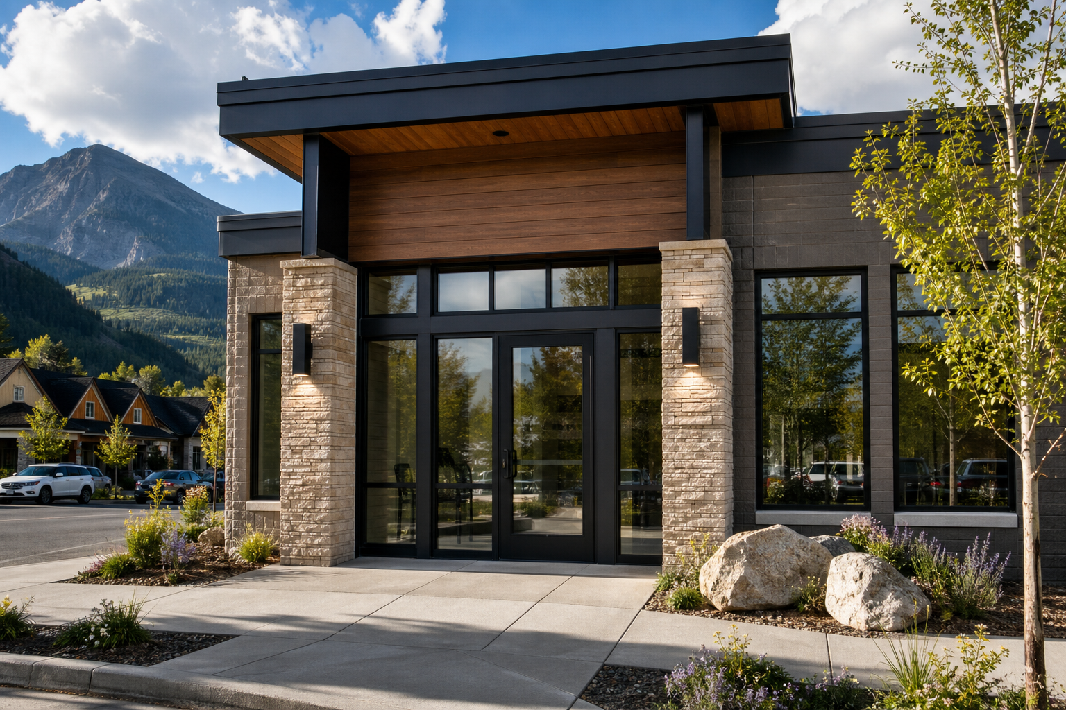 Exterior of the dental office