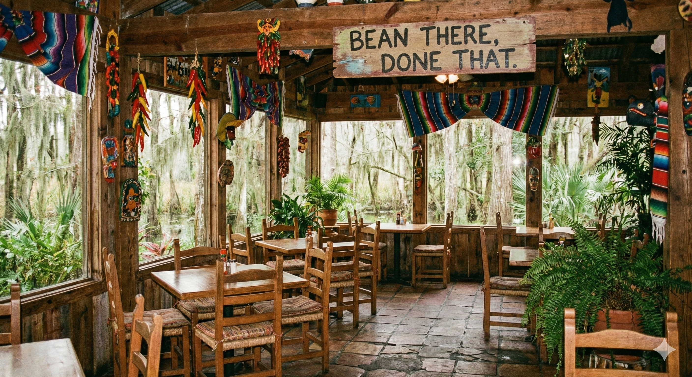 Interior of the Beanery